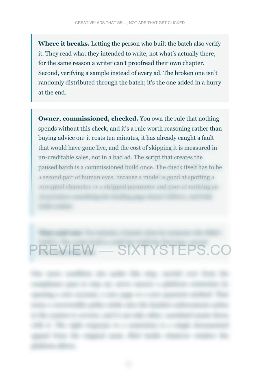 Preview page 5 from Creative: ads that sell, not ads that get clicked